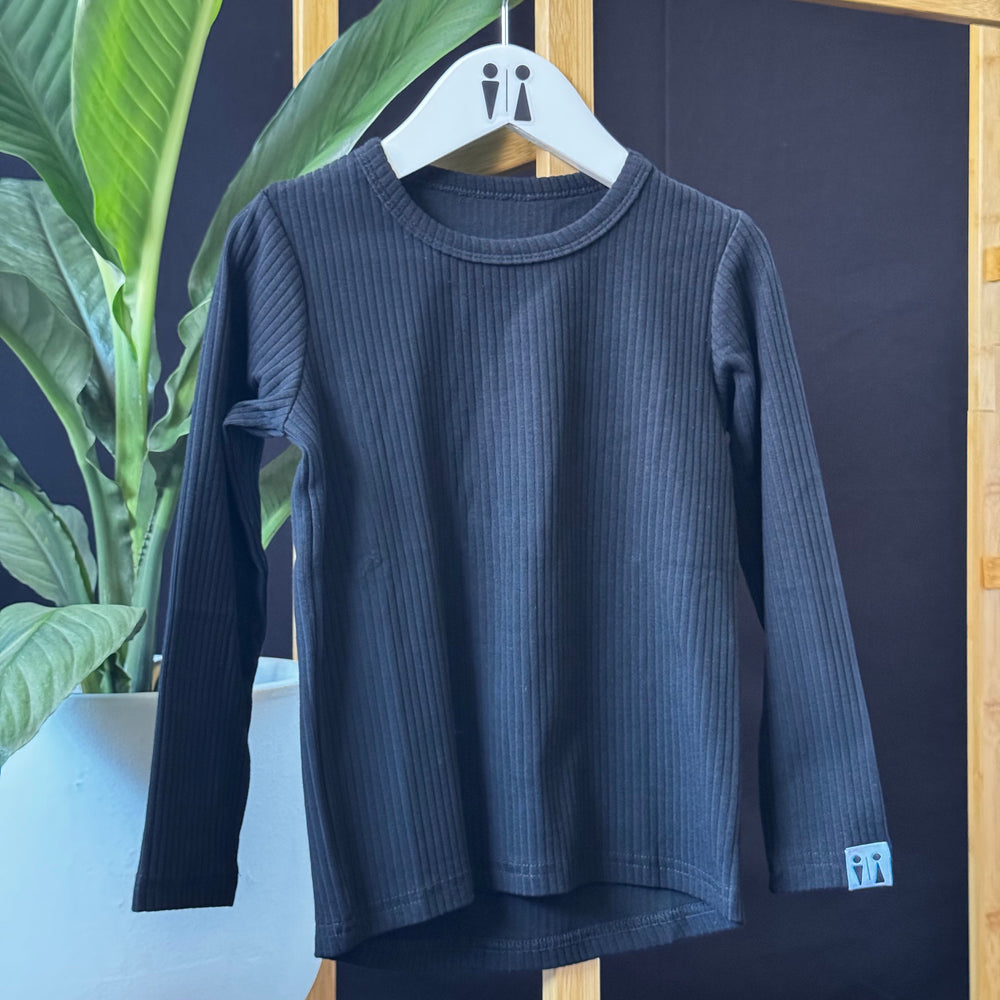 Ribbed Long Sleeve Tee Kids