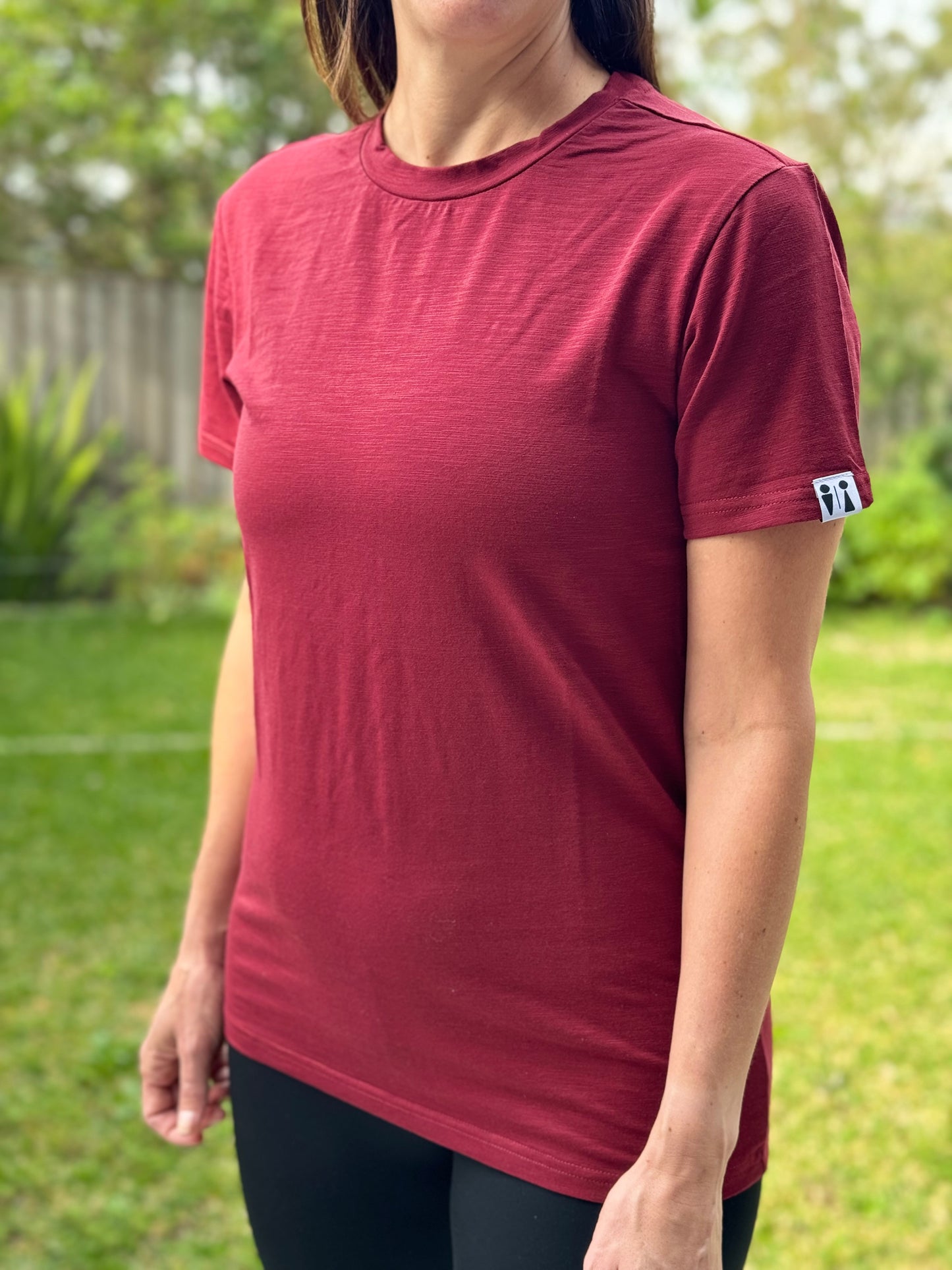 Burgundy Female Adult Tee.jpg